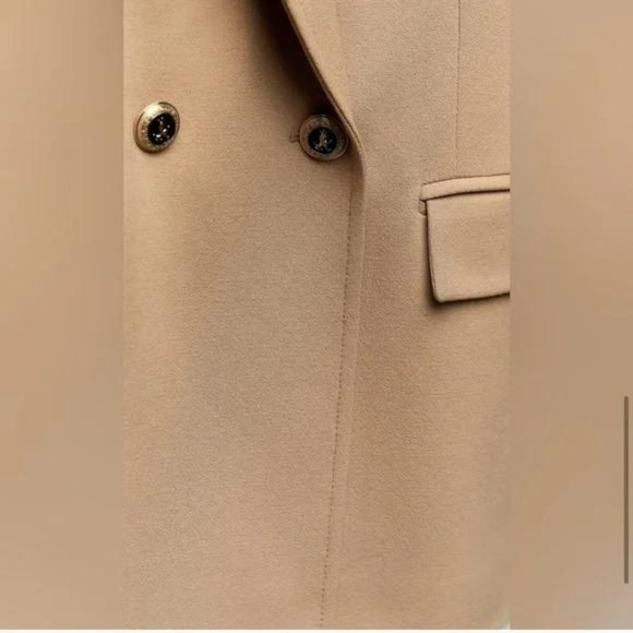 ZARA TAILORED DOUBLE BREASTED BLAZER - Picture 7 of 8